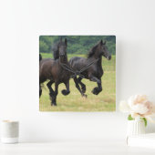 Square Clock - Gepersonaliseerd Vierkante Klok (Huis)