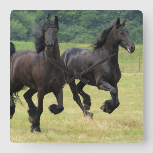 Square Clock - Gepersonaliseerd Vierkante Klok (Voorkant)