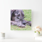 Square Clock - Gepersonaliseerd Vierkante Klok (Huis)