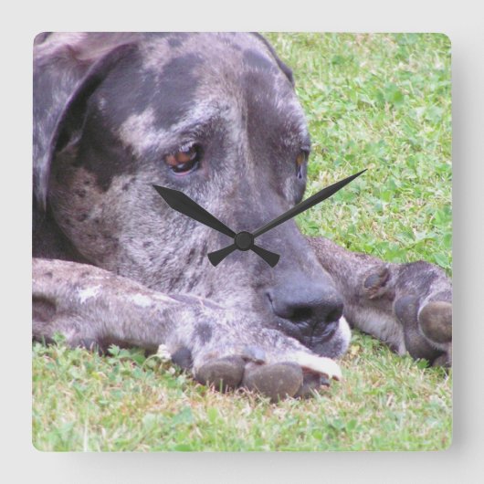 Square Clock - Gepersonaliseerd Vierkante Klok (Voorkant)