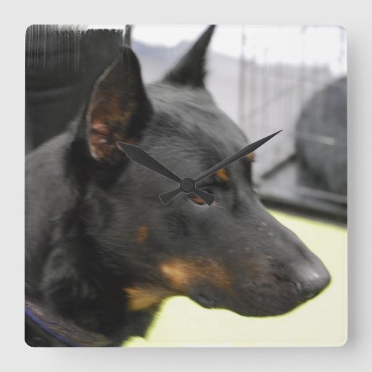 Square Clock - Gepersonaliseerd Vierkante Klok (Voorkant)