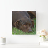 Square Clock - Gepersonaliseerd Vierkante Klok (Huis)