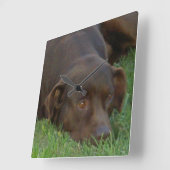 Square Clock - Gepersonaliseerd Vierkante Klok (Hoek)