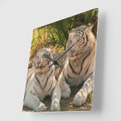 Square Clock - Gepersonaliseerd Vierkante Klok (Hoek)