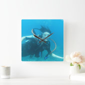 Square Clock - Gepersonaliseerd Vierkante Klok (Huis)