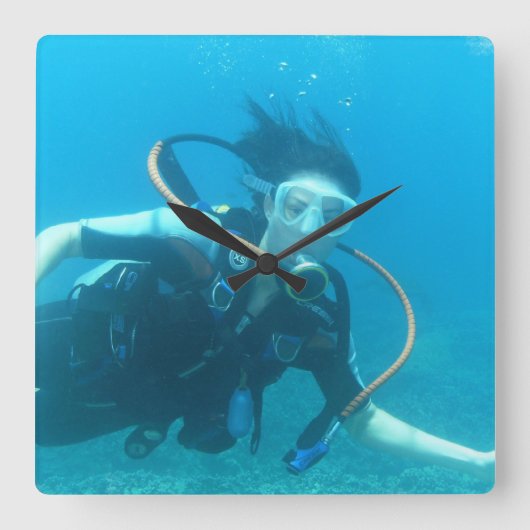 Square Clock - Gepersonaliseerd Vierkante Klok (Voorkant)