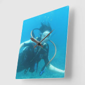 Square Clock - Gepersonaliseerd Vierkante Klok (Hoek)