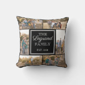 Square Collage Custom Photo Sierkussen (Voorkant)