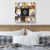 Square Collage Custom Photo Wrapped Canvas (Insitu (Slaapkamer))