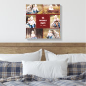Square Collage Custom Photo Wrapped Canvas (Insitu (Slaapkamer))