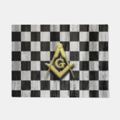 Square Compass en Checkers Deurmat (Voorkant)