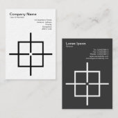Square Crosshstoelen Visitekaartje (Voorkant / Achterkant)