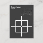 Square Crosshstoelen Visitekaartje (Achterkant)