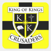 Square Crusaders Sticker klein (Voorkant)