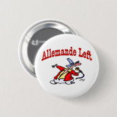 Square Dance, Allemande links Ronde Button 5,7 Cm (Voorkant /achterkant)