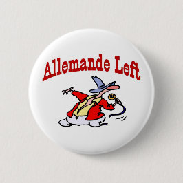 Square Dance, Allemande links Ronde Button 5,7 Cm