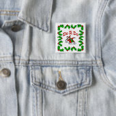 Square Dance Christmas Button (In situ)