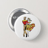 Square Dance Couple Ronde Button 5,7 Cm (Voorkant /achterkant)