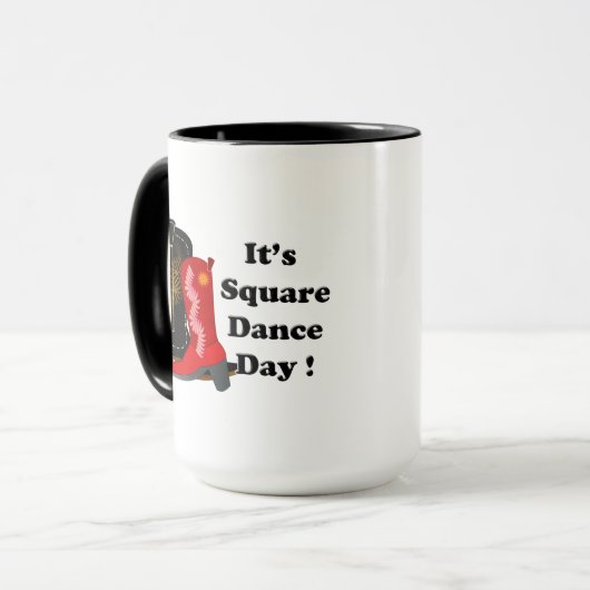 Square Dance Day Mok (Voorkant links)