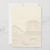 Square Dance Invitation Kaart (Achterkant)