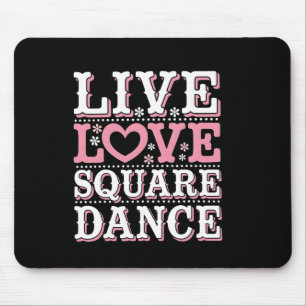 Square Dance Love Square Dancing Square Dance Gift Muismat