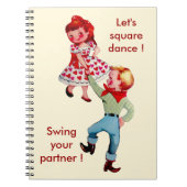 Square Dance School Notebook Notitieboek (Voorkant)