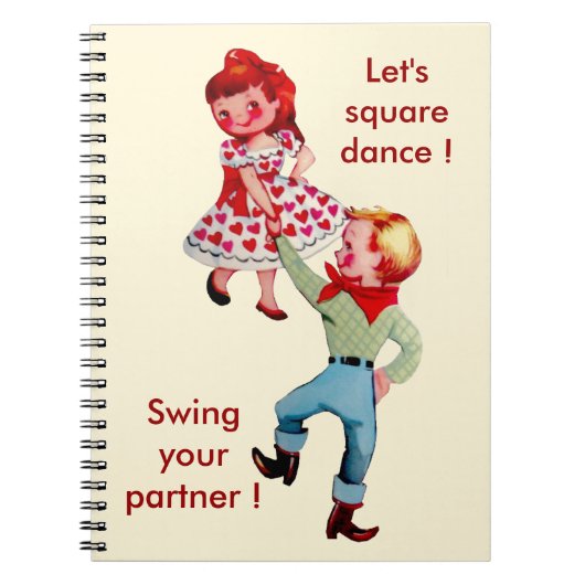 Square Dance School Notebook Notitieboek (Voorkant)