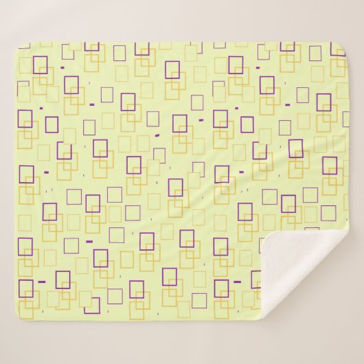 Square Dance Sherpa Deken (Voorkant (horizontaal))