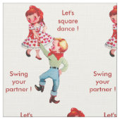 Square Dance Stof (Close Up)