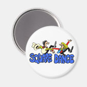 Square Dance T-shirts en Gifts. Magneet (Voorkant / Achterkant)