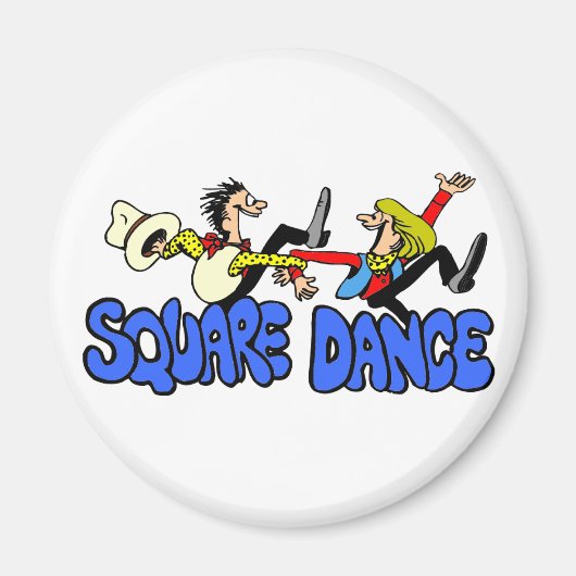 Square Dance T-shirts en Gifts. Magneet (Voorkant)