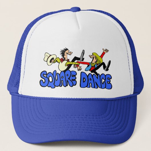 Square Dance T-shirts en Gifts. Trucker Pet (Voorkant)
