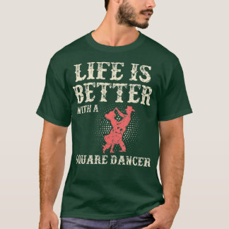 Square Dance Western Danser Line Dancer T-shirt