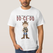 Square Dancing Fun Cowboy T Shirt (Voorkant)