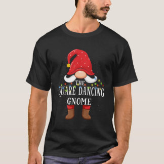 Square Dancing Gnome Familie Pyjama T-shirt