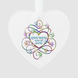 Square Dancing maakt Life Sparkle Ornament