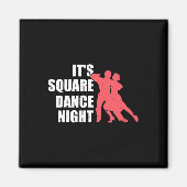 Square Dancing  Magneet (Voorkant)