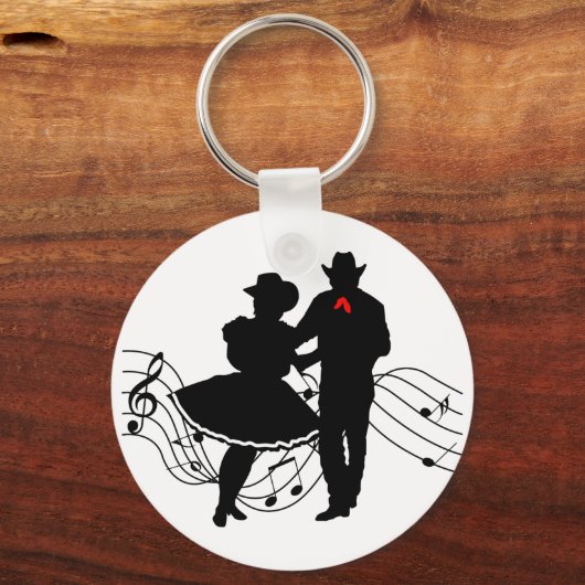 Square Dancing Sleutelhanger (Voorkant)