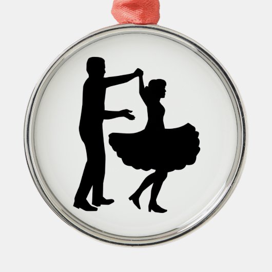 Square dansen metalen ornament (Voorkant)