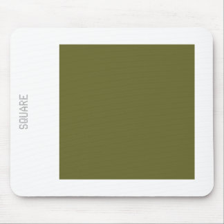 Square - Deep Olive and White Muismat
