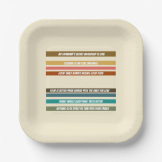 Square Dessert Bord Miami Sherbet Collectie