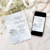 Square Diamond Ring Crystal Rehearsal Dinner Kaart