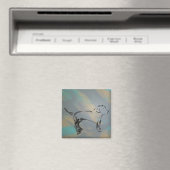 Square Dog Magnet (Insitu (Vaatwasser))
