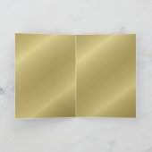 Square Double Happiness Gold Chinese Wedding Menu (Binnen)