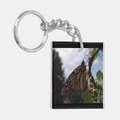 Square (dubbelzijdig) Sleutelhanger, Monboogstijl Sleutelhanger (Voorkant Links)