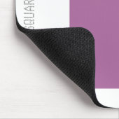 Square - Dust Plum and White Muismat (Hoek)