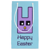 Square Easter Bunny Gift Bag (klein) Klein Cadeauzakje (Voorkant)