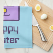 Square Easter Bunny Keuken Handdoek (Quarter Fold)