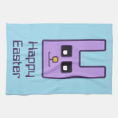 Square Easter Bunny Keuken Handdoek (Horizontaal)
