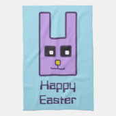 Square Easter Bunny Keuken Handdoek (Verticaal)